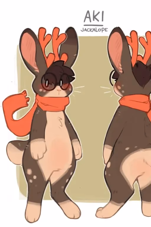 Aki the Jackalope