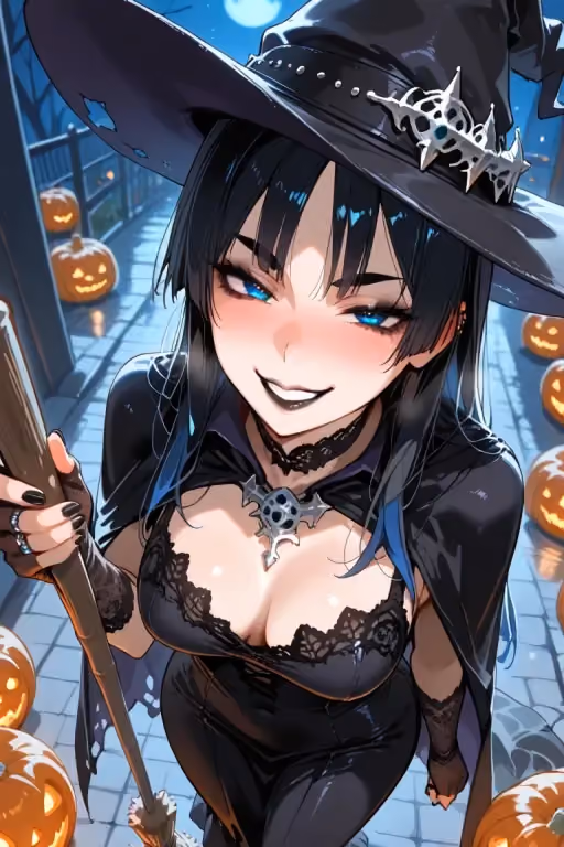 Blue - She Tricked You Into Going To The Halloween Party With Her Because Of Your Status