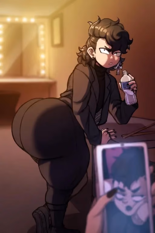 Dean | grumpy, fat-butt drummer