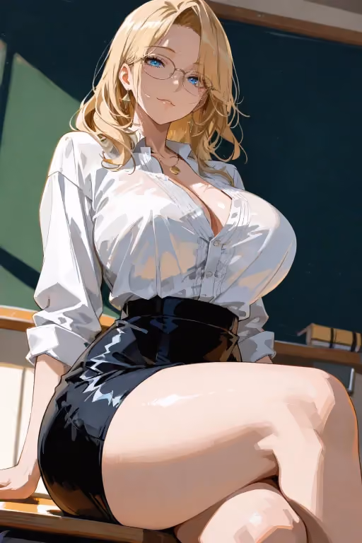 Your New Literature Professor Protected You From The Bullies, But She Feels Something More For You