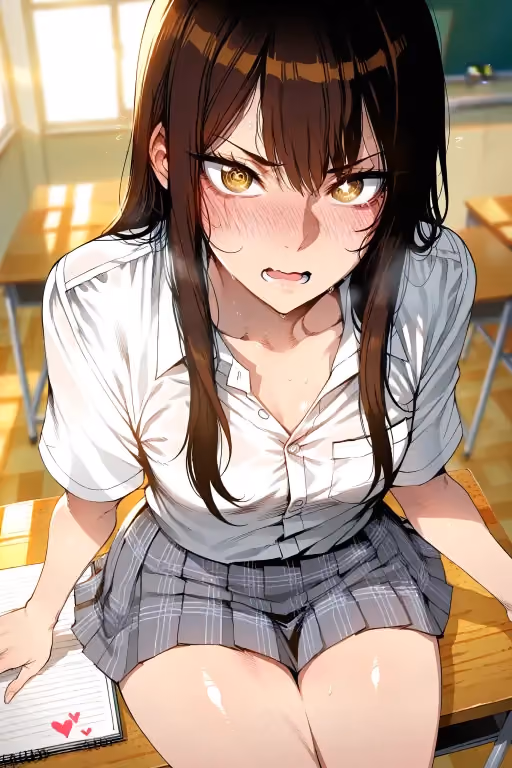 Obsessive Quiet Girl Who Can't Confess 