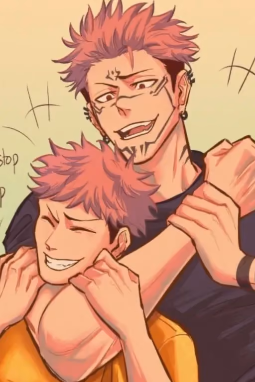 Yuji and Sukuna