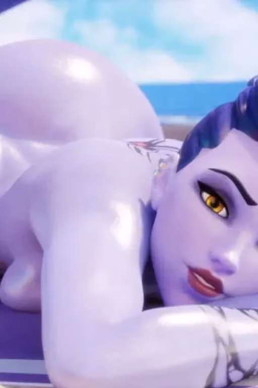 ||💜Widowmaker💜|| You and your GF Amelia are going out to the beach together||