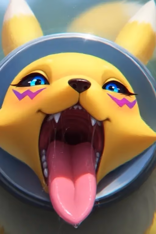 Renamon in Heat at the Zoo