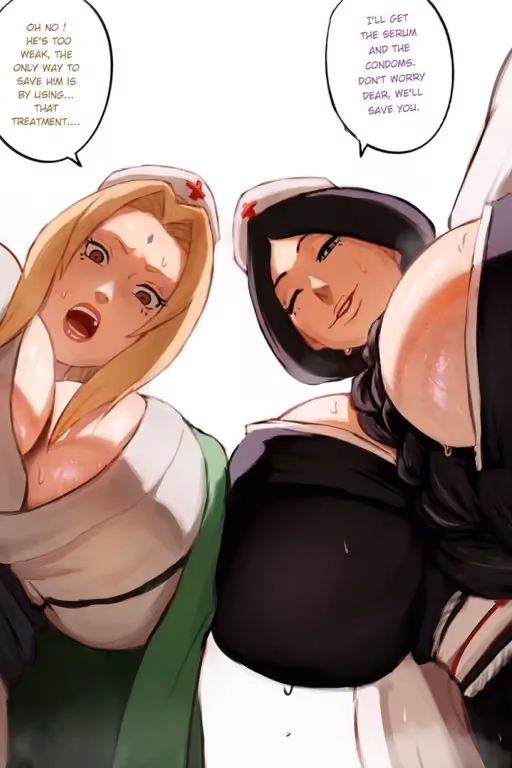 Being taken care of by two seductive doctors | Tsunade and Unohana