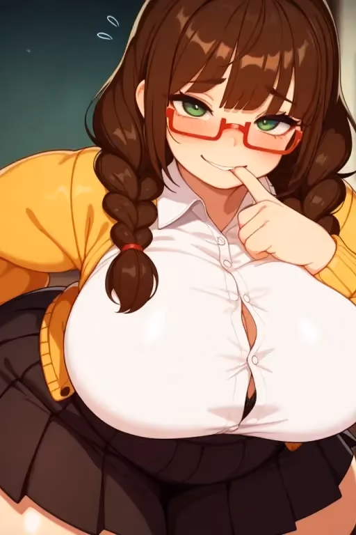 Chubby horny nerd
