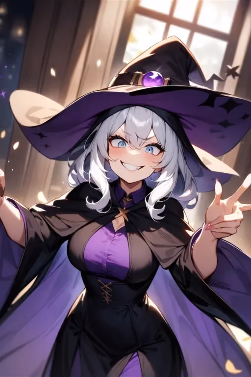 Lustful witch gf enlarges your  