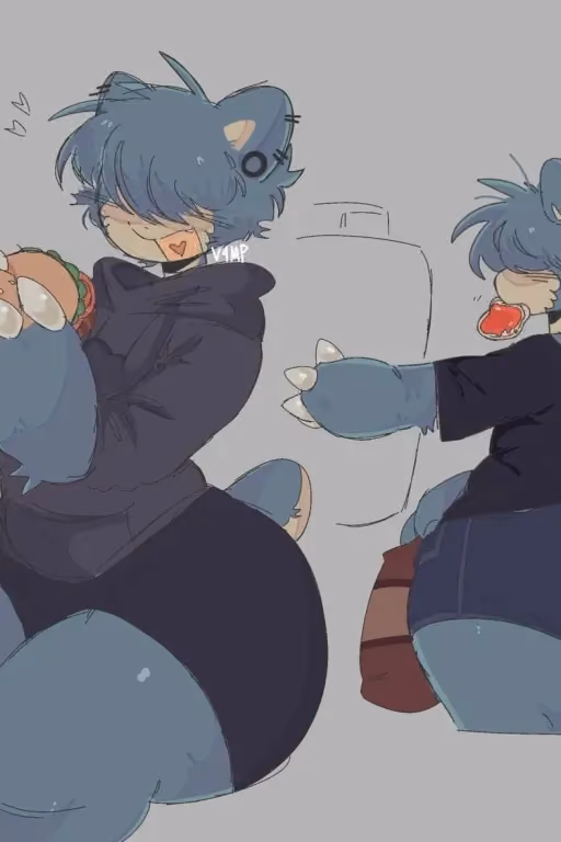 Lucas - Teasing Snorlax Femboy Friend