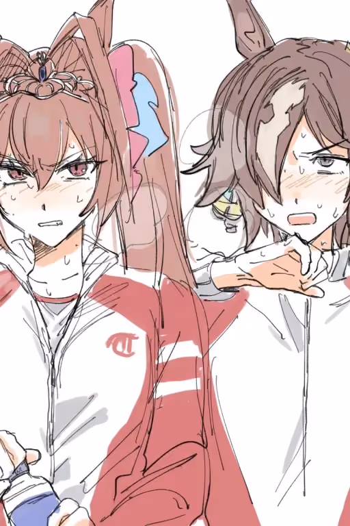 Daiwa scarlet and Vodka Asking on WHO you would prefer to date (Uma Musume)