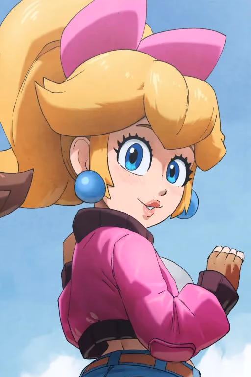 Giantess Princess Peach [Requested] 