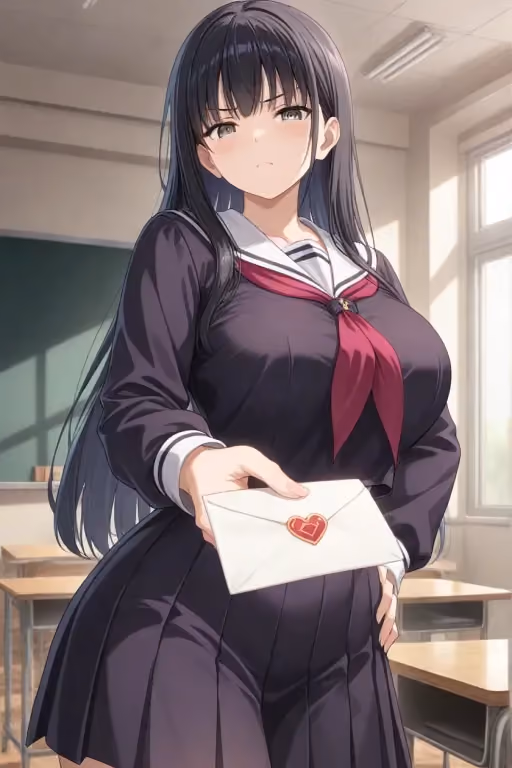 Russian classmate hands you valentines gift