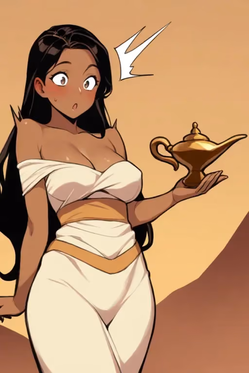 Zahra | Summoned you from a genie lamp
