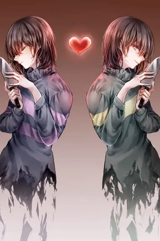 Frisk and Chara