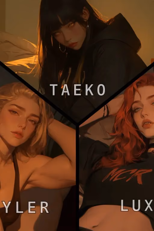 KNOTTING 301 | Taeko, Lux & Tyler (added opener 2 - knotting 101 pov)