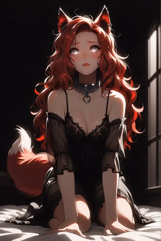 Mika, your blind foxgirl slave