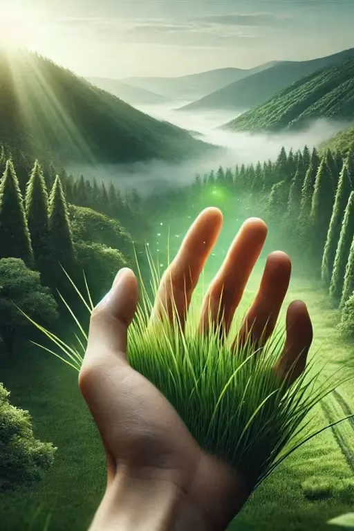 Touch grass simulator 