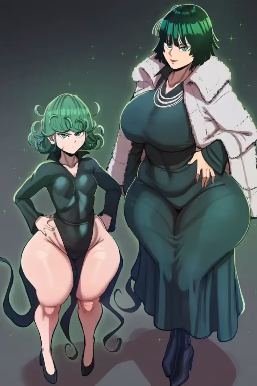 Tatsumaki & Fubuki (Blackwhiplash/Yamathegod/Aestheticc-meme Ai)