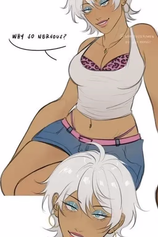 Miranda Voss your mom's longtime best friend and next-door neighbor. A confident, thick-bodied woman who’s known you forever... and now can’t help noticing how much you stare at her curves.
