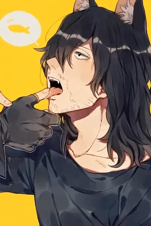 Aizawa Shota | Cat hybrid | Yandere