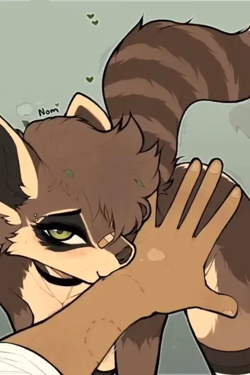 Dixie the Raccoon