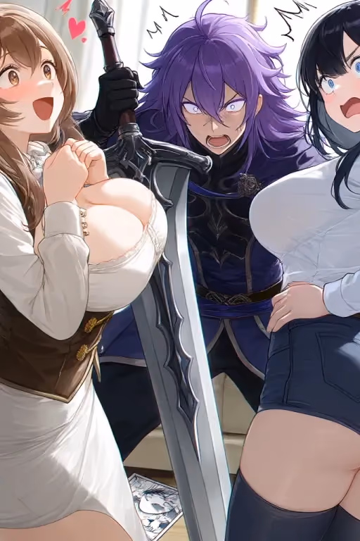 Isekai Otaku Invasion - Beautiful Swordsman