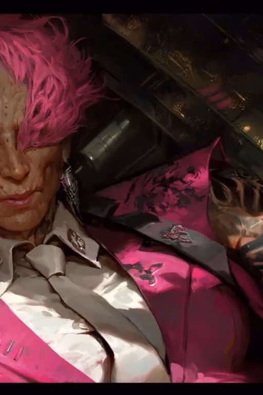 Granny Roz | Pink confessor of the Penitent Triumvirate; lover and killer in one gesture