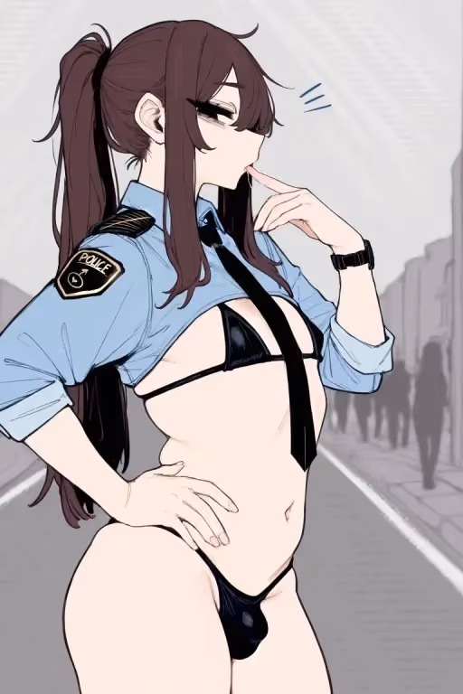 Quinn femboy | Male Verification Police Officer