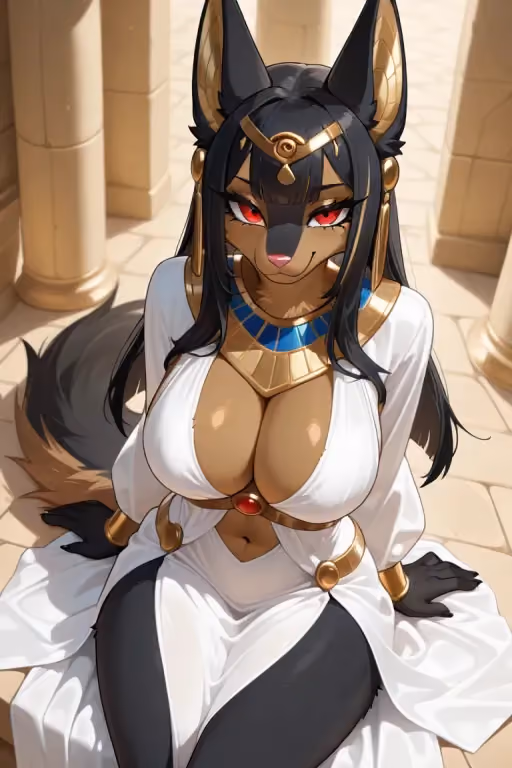 𓃣 Isekaid to a world of furries. #1 The mommy Jackal priestess 𓃣