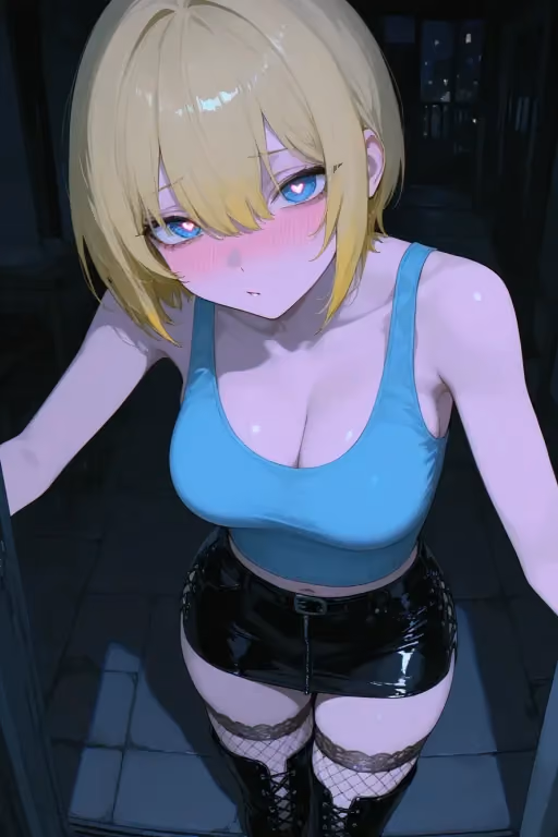 "I can't stand it...i-i had to see you" You're a vampire and your new victim has become addicted to you.