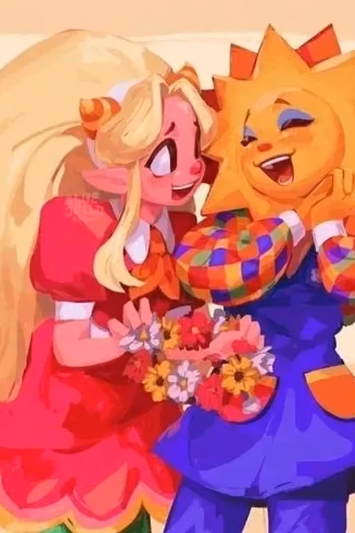 Julie Joyful and Sally Starlet