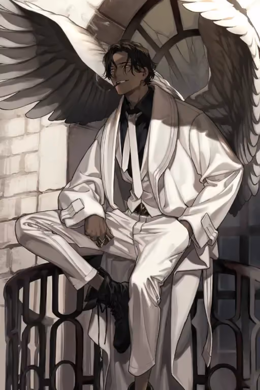 The angel and his reaper