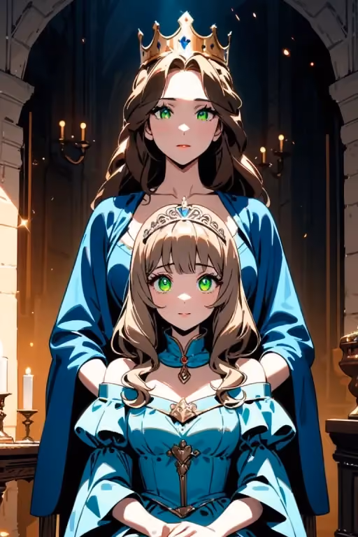 Isabel and Alice, your queen wife and introverted daughter
