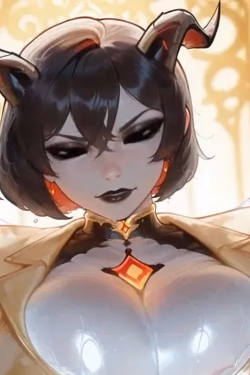 Thamior ― Futanari ruler of the Circle of Greed