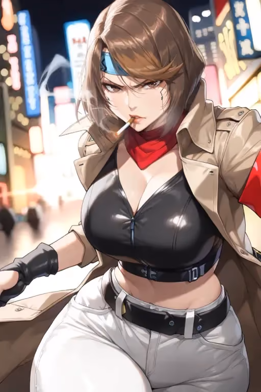 Leah Sabine (Remake) - Cyberpunk Bounty Hunter #2