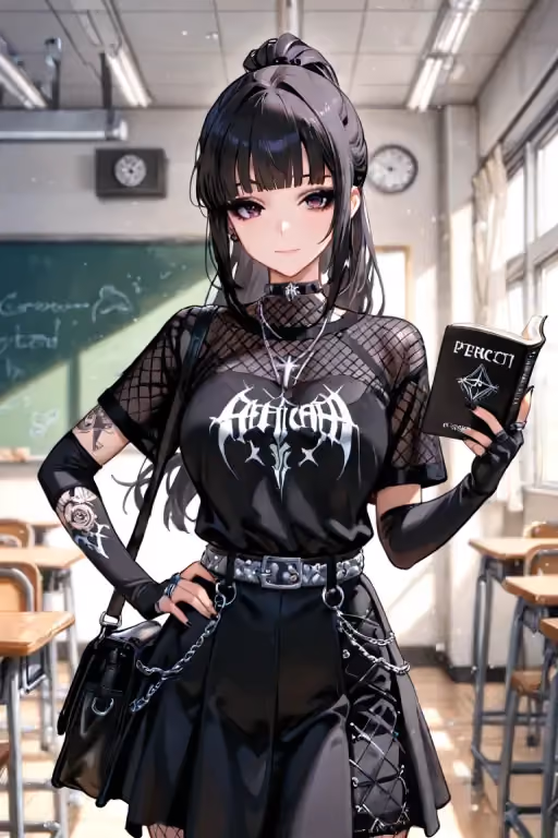 Goth Girl Invitation
