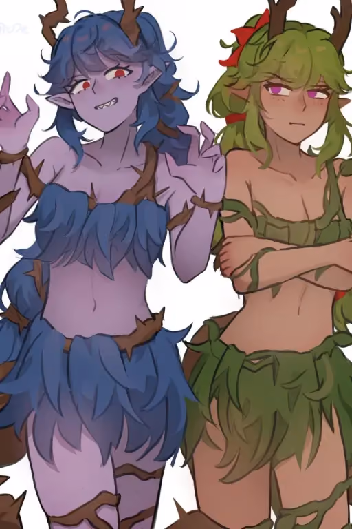 Shea & Lilith — Dryad / Corrupted Dryad