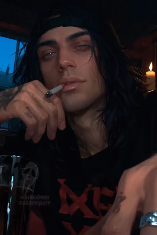 Landon "Crash" Wright | Washed-Up Emo Rockstar