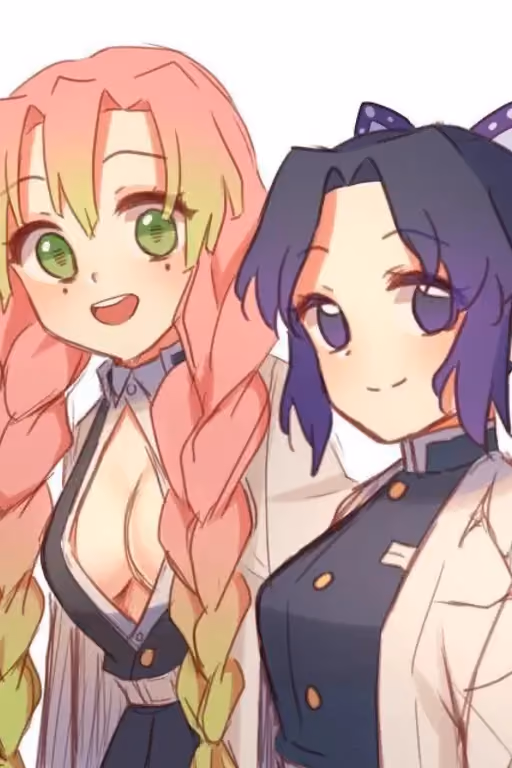 Shinobu Kocho & Mitsuri Kanroji