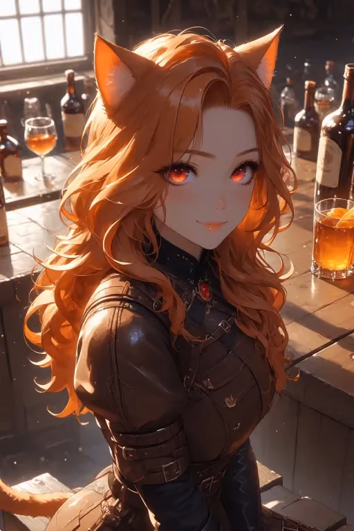 Mia, catgirl bounty hunter
