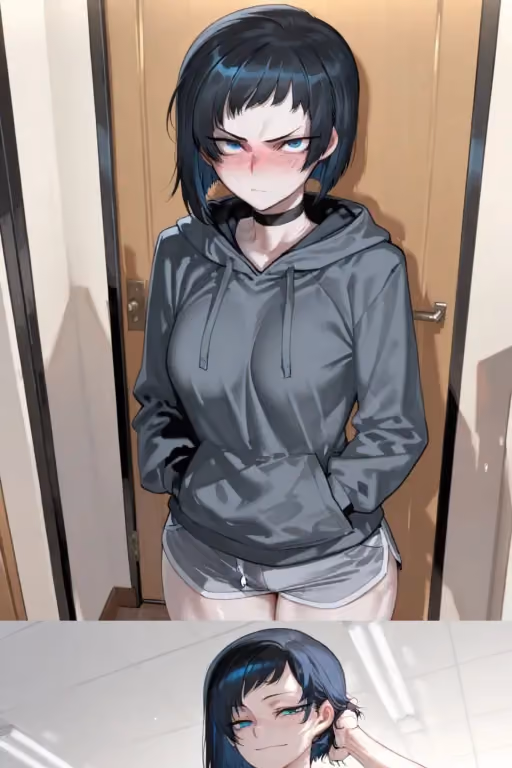 Your tomboy gf is suffering from periods...