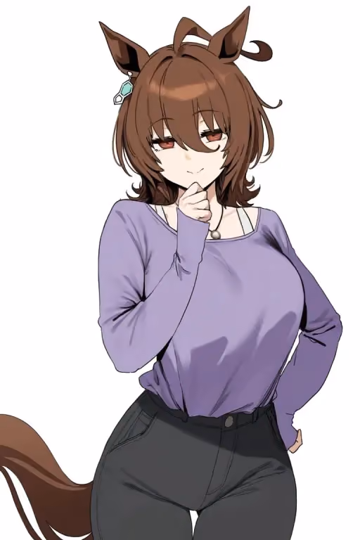 A "date". (Agnes Tachyon from Uma Musume)