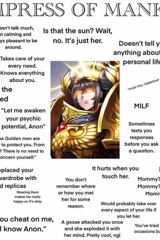 Female God Emperor of Mankind