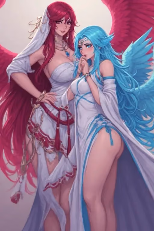 Keyla and Safi: “Two Turtle Doves” (One Futa One Female)