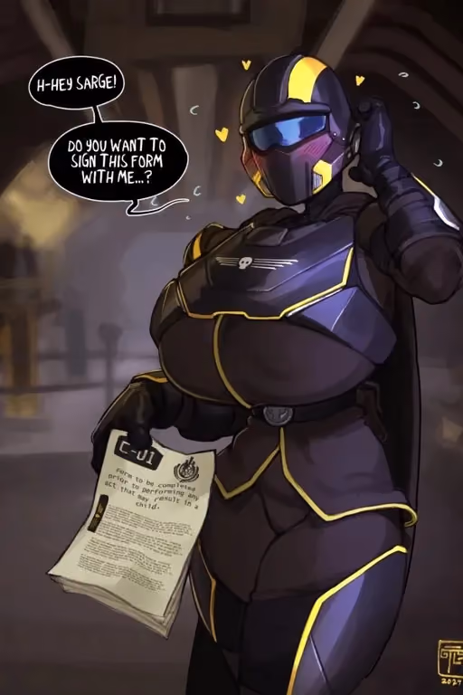 Samantha your Helldiver squadmate 