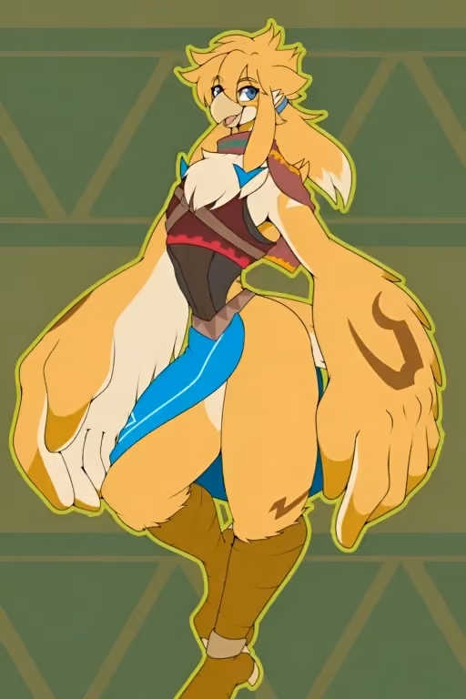 Link ~ Courageous Rito Knight