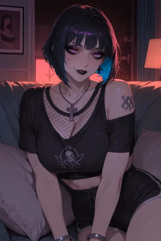 Older Goth Friend Finds Out You Have A Mommy Kink