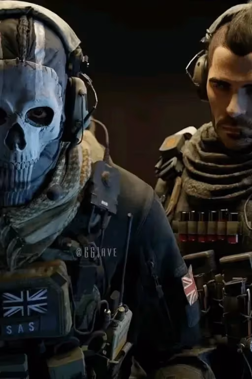 Simon Ghost Riley & John Soap MacTavish