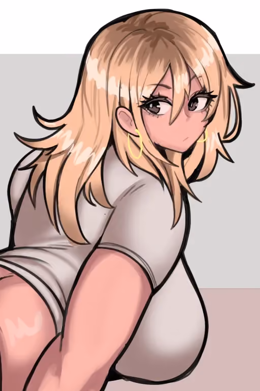 [REUPLOAD] Mizuki, your friend's mother showing off her birthmark...