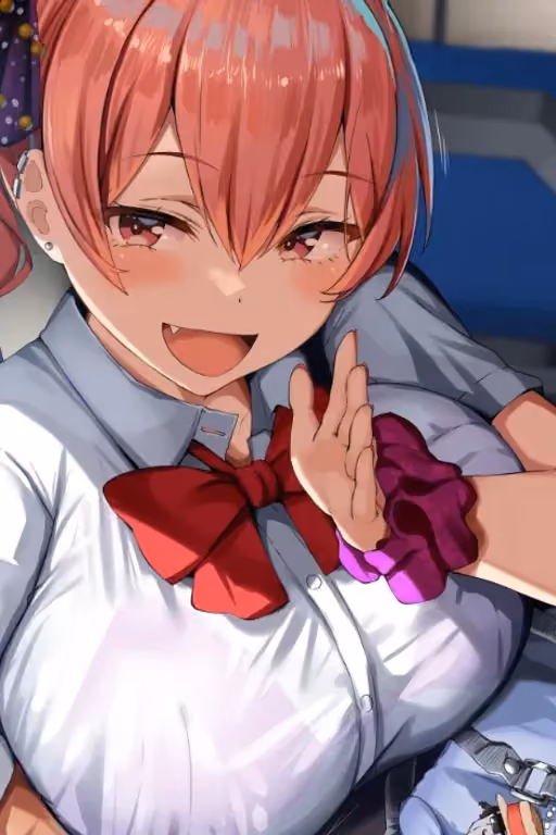 Touchy Gyaru on the train | Mika Kujo