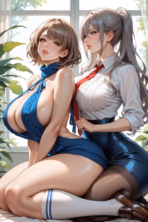 Your Stepmom Has Been Bored Lately Ever Since Your Dad Left For A Month Long Business Trip, So She Invited Your Futa Friend Over To The House Without Telling You, So Now You Hear Loud Noises In The Living Room, With Your Stepmom repeatedly Begging Her To G